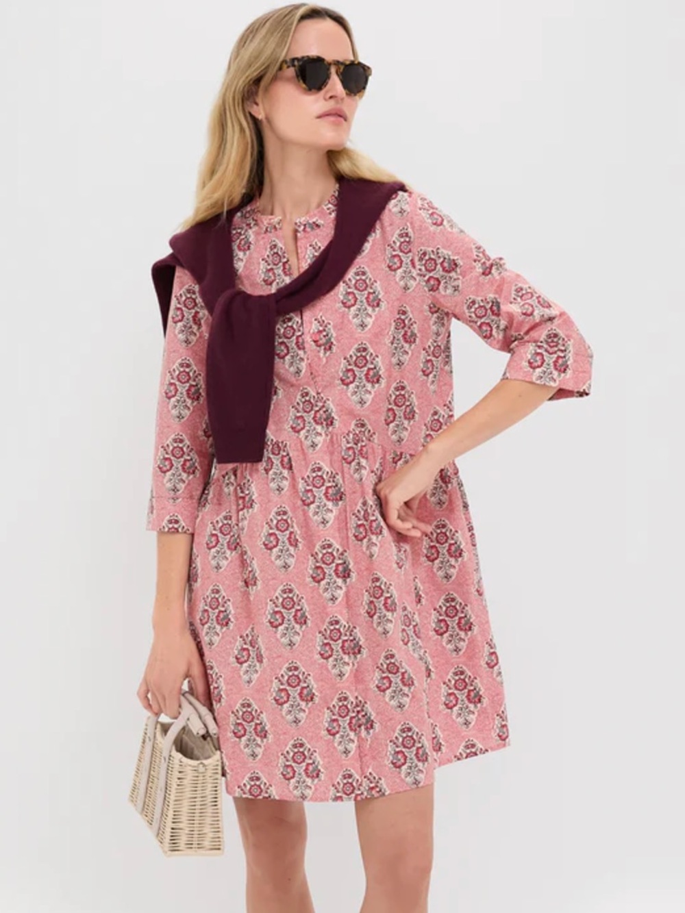 Tuckernuck Scarlet Sonata Royal Shirt Dress